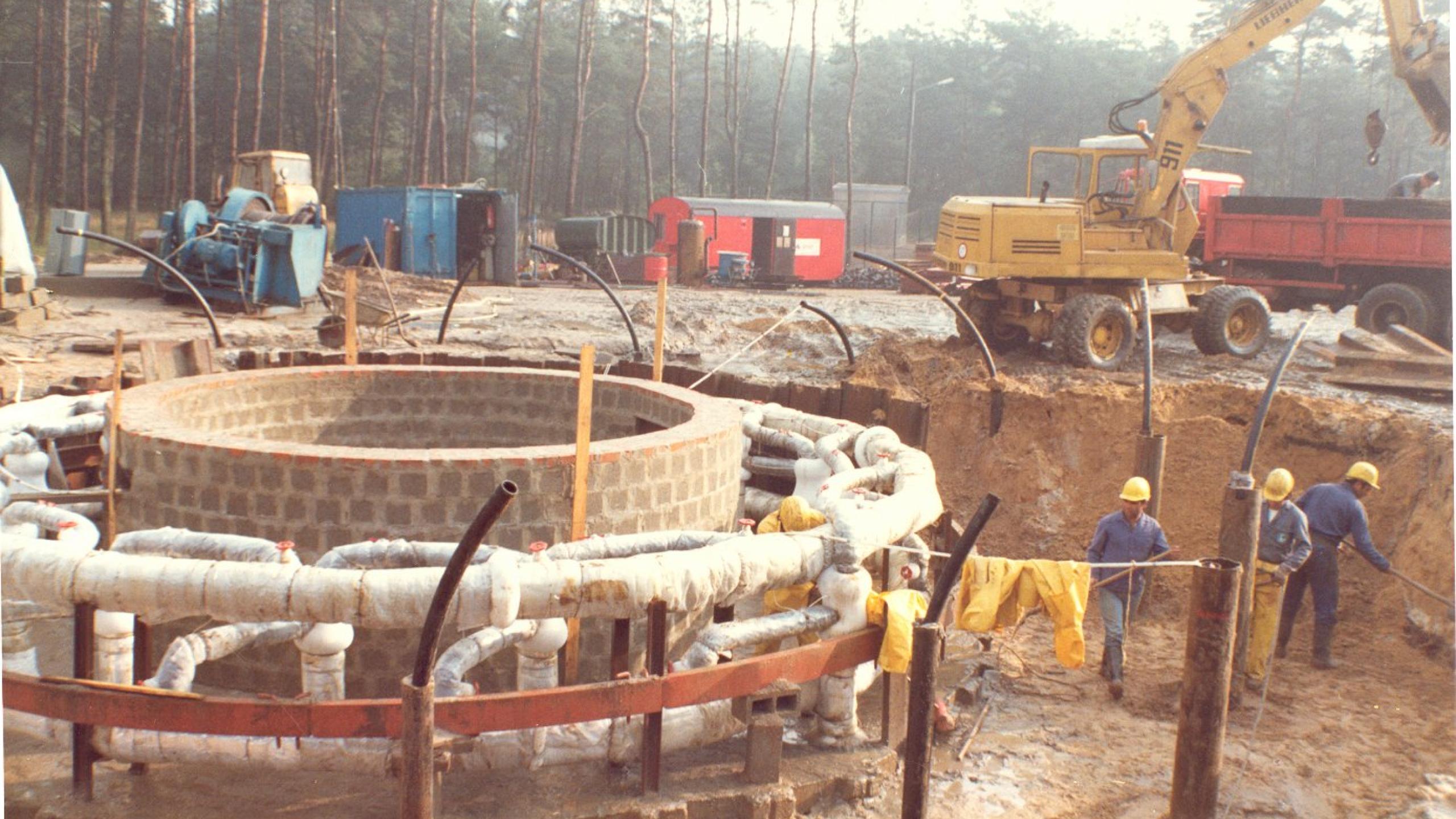 Partial pre-shaft with freeze crown