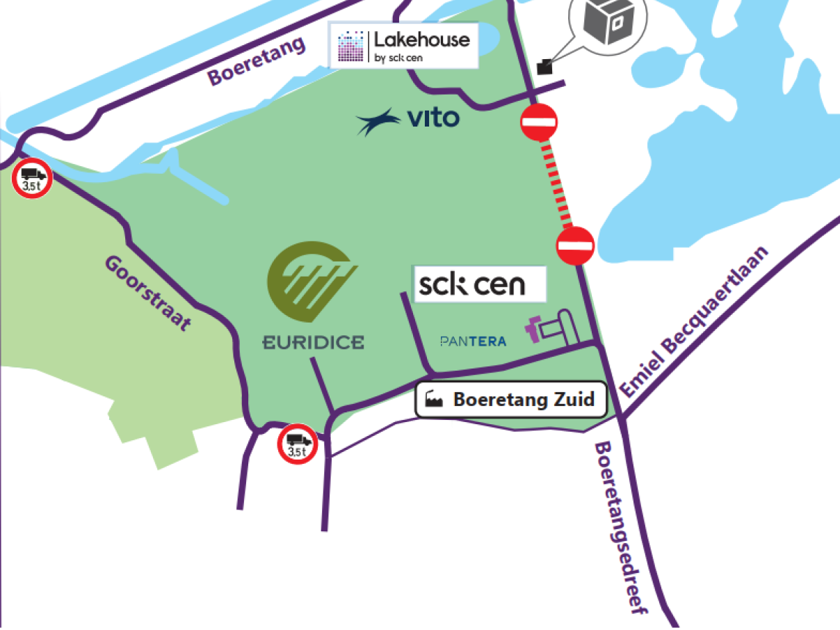 EURIDICE plan of access